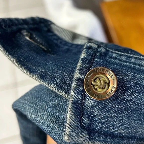 Diesel Industry Wild Spirit Women’s Jeans Jacket Size M - Picture 12 of 16